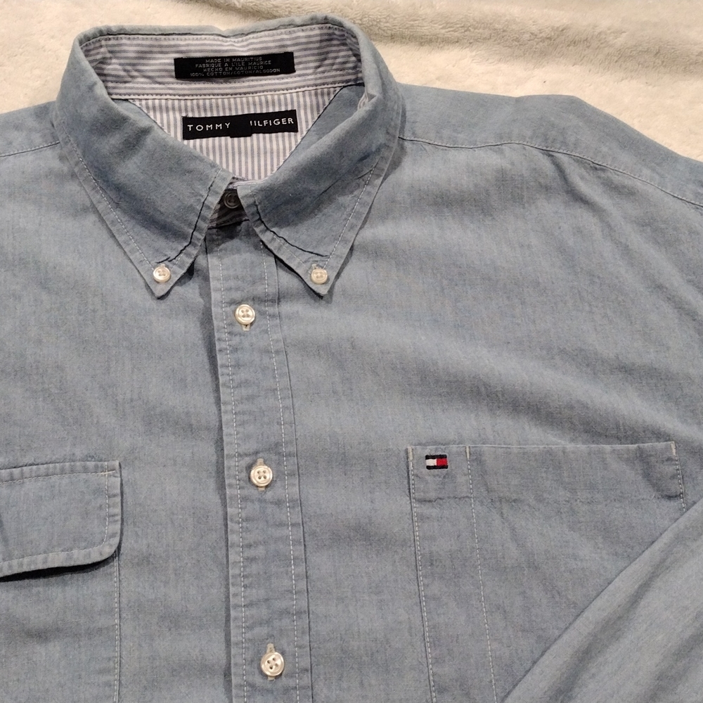Xxl Tommy Hilfiger long sleeve button down shirt